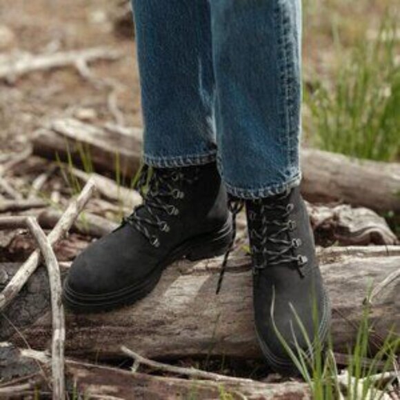 Jenni Kayne Oiled Leather Mountain Boot in Black - Picture 2 of 6